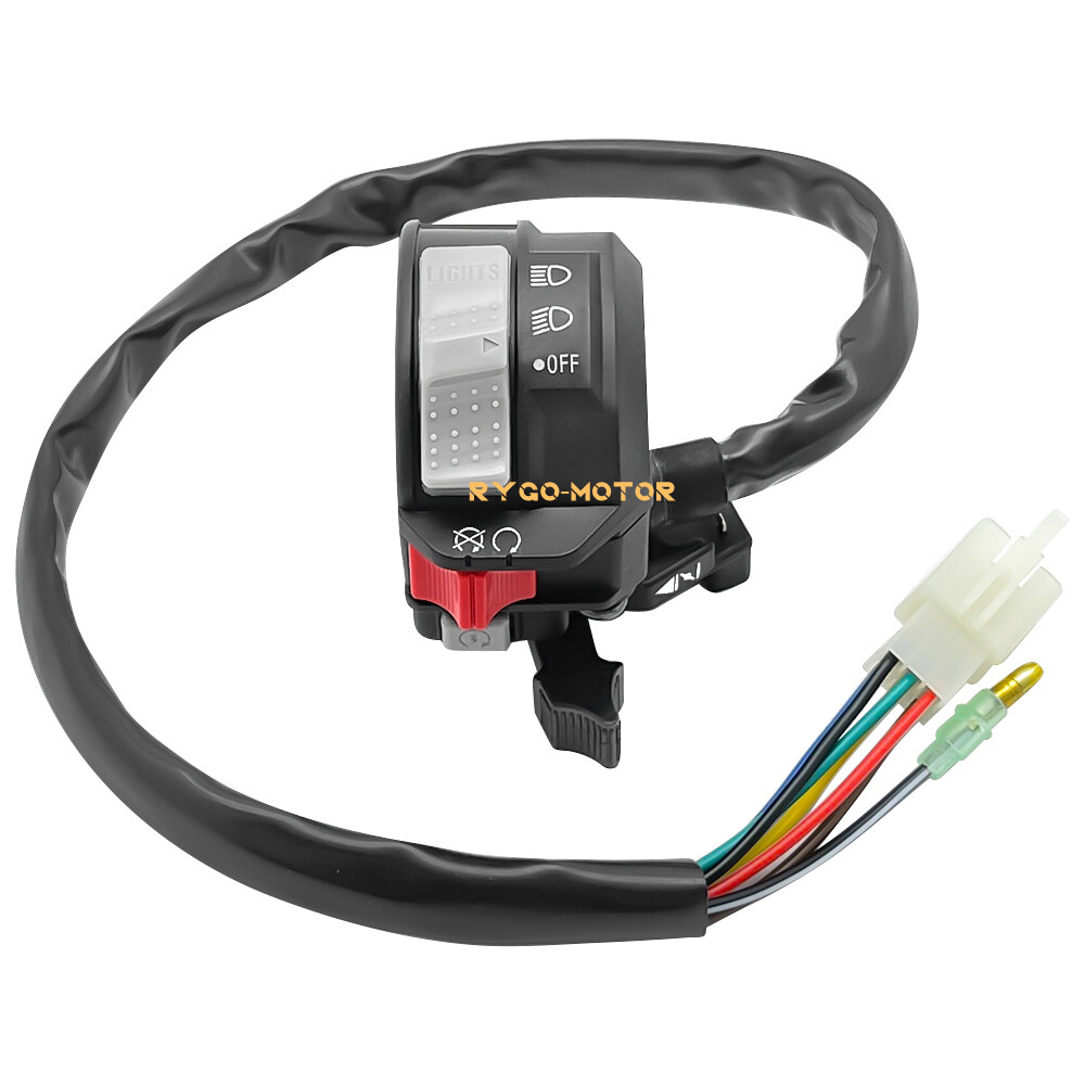 Left Handlebar Kill Switch Start Run Off Headlight for Yamaha Kodiak 400 YFM400