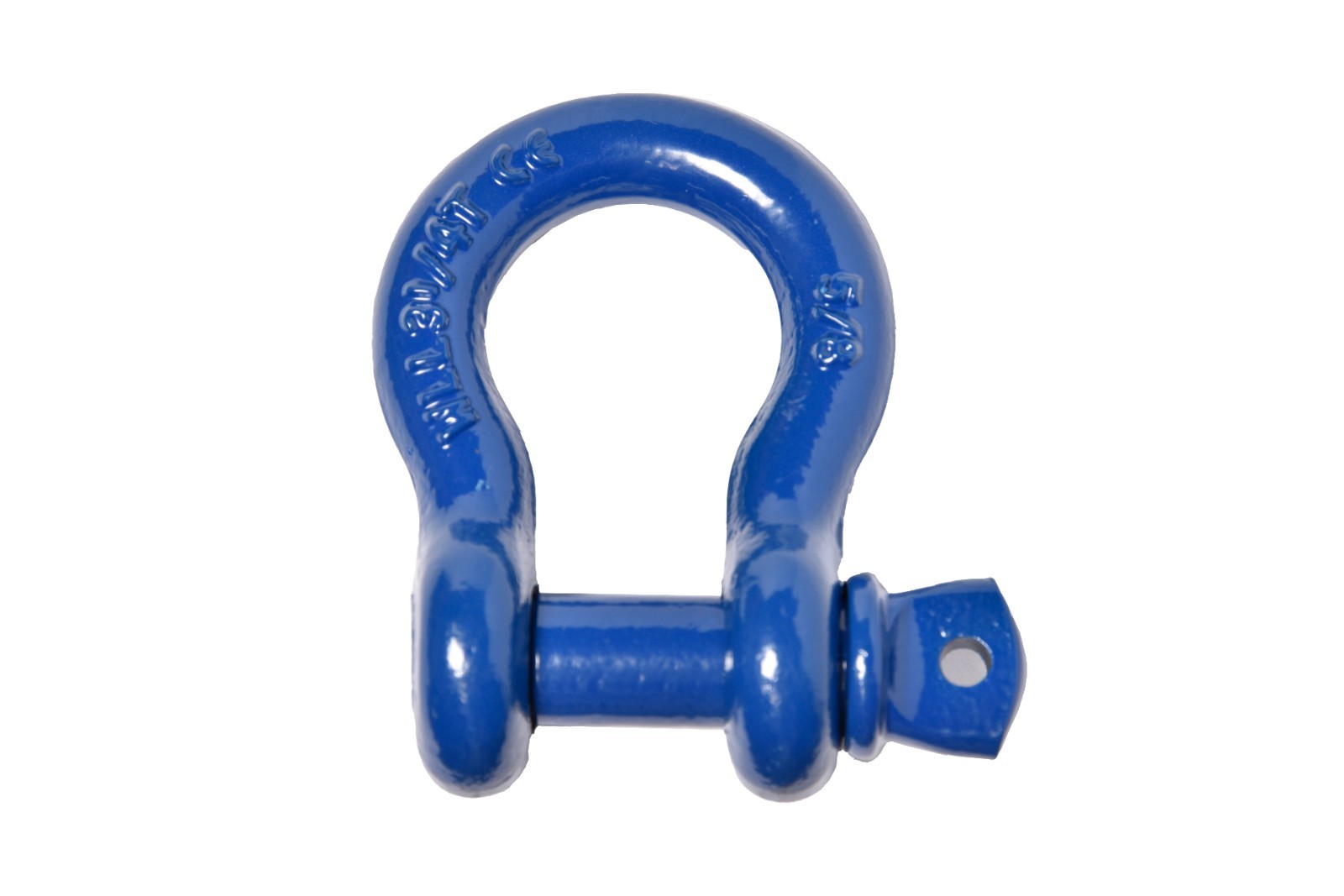 2Pack 5/8" Blue Bow Shackle D-Ring w 3/4" Clevis Screw Pin WLL 7000 lbs 3.25 TON