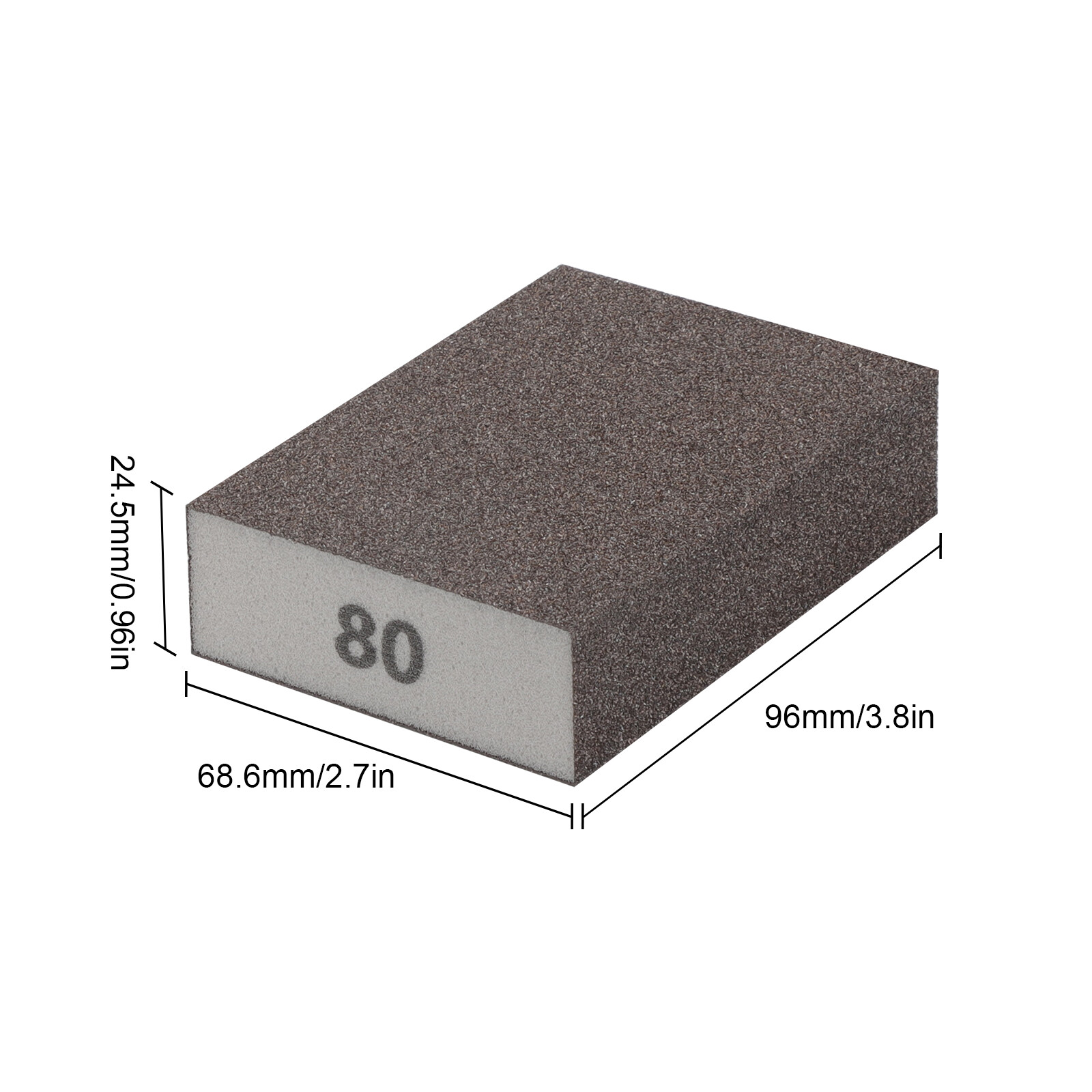 18pcs Drywall Foam Sanding Sponge Blocks Set Wet Dry Sand Paper Lot 60-220 Grit