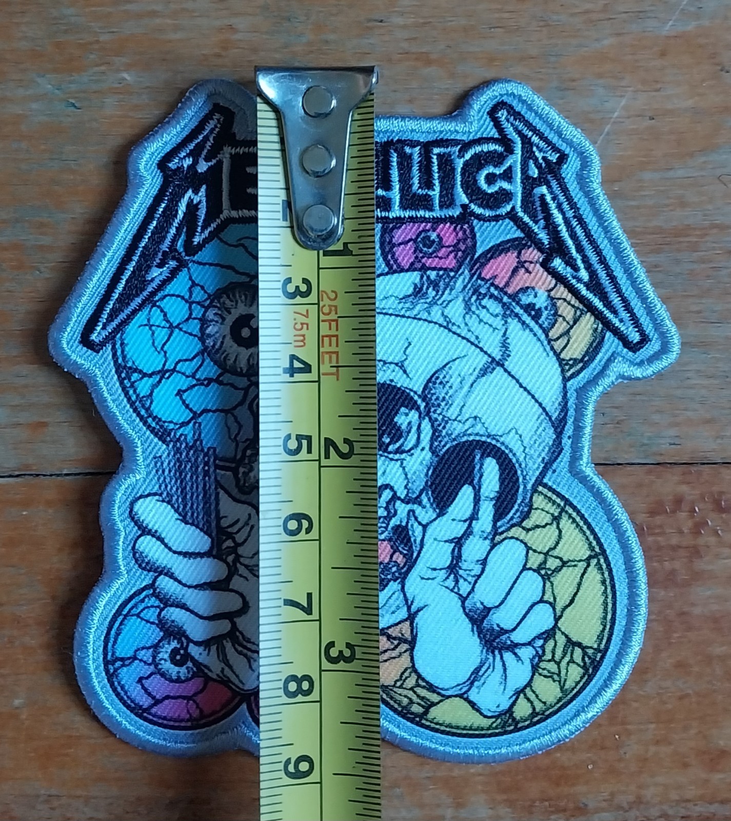 METALLICA Shortest Straw Licensed Heavy Metal Band Iron On Battle Jacket PATCH