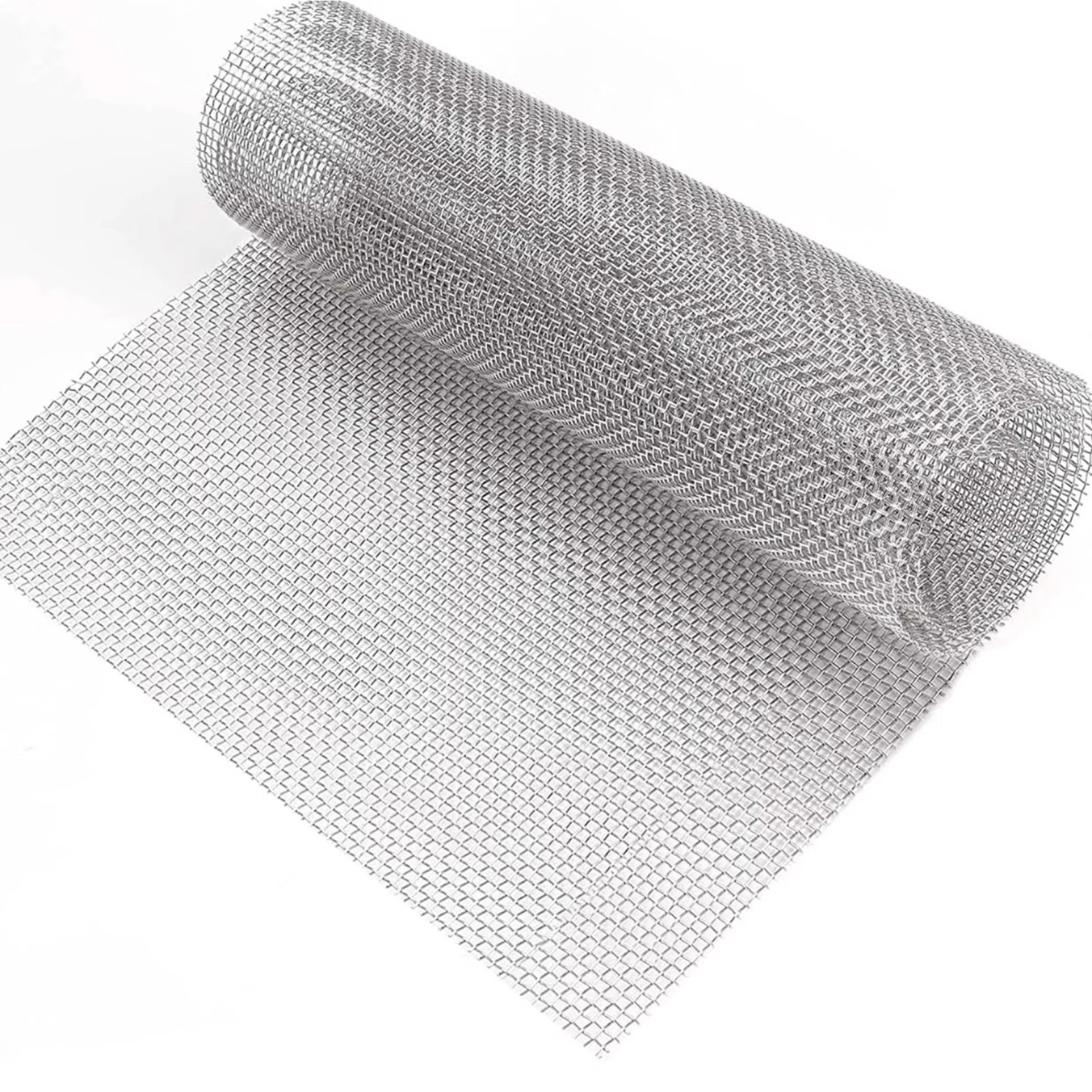 Stainless Steel Woven Wire Mesh (filter grading sheet) Metal Silk to Heavy Gauze