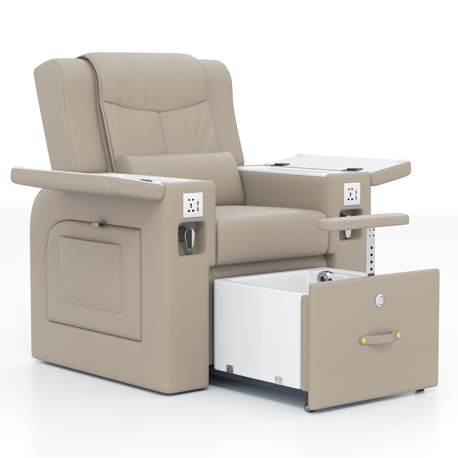 Pedicure Spa Chair with Smart Foot Bathtub,Manicure Salon Tattoo for Nail Tech