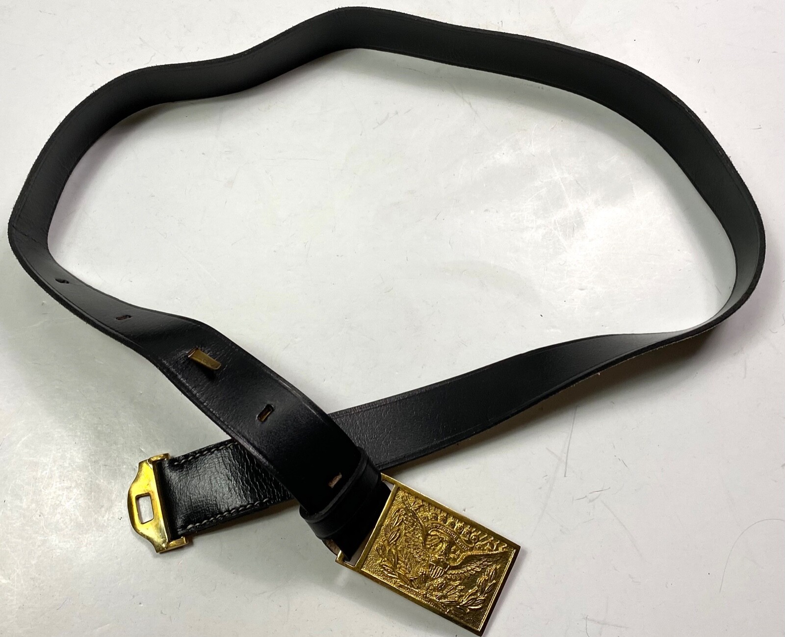 CIVIL WAR US UNION NCO FIELD BELT & BUCKLE- SIZE 2 (FITS 34-44 INCH)