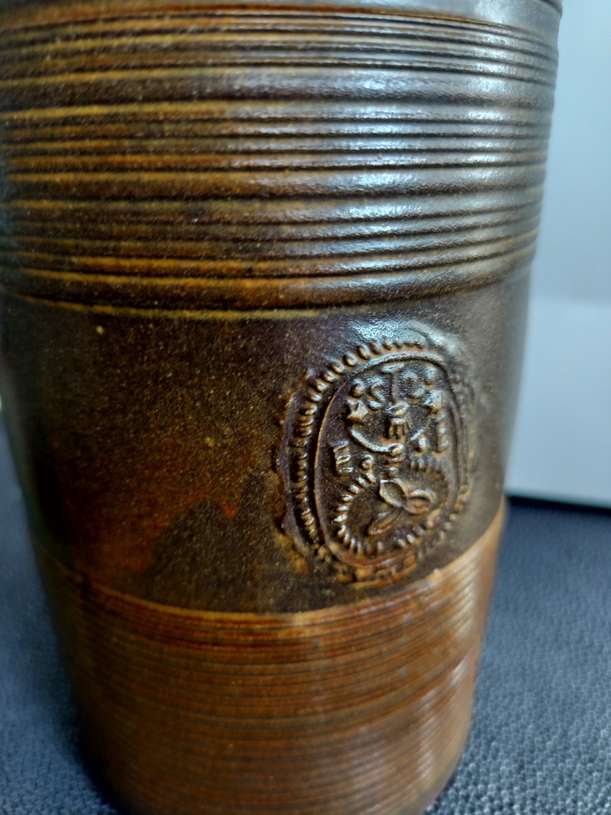 Rare VTG Gerz Koenig Pilsener Jahreskrug 1980