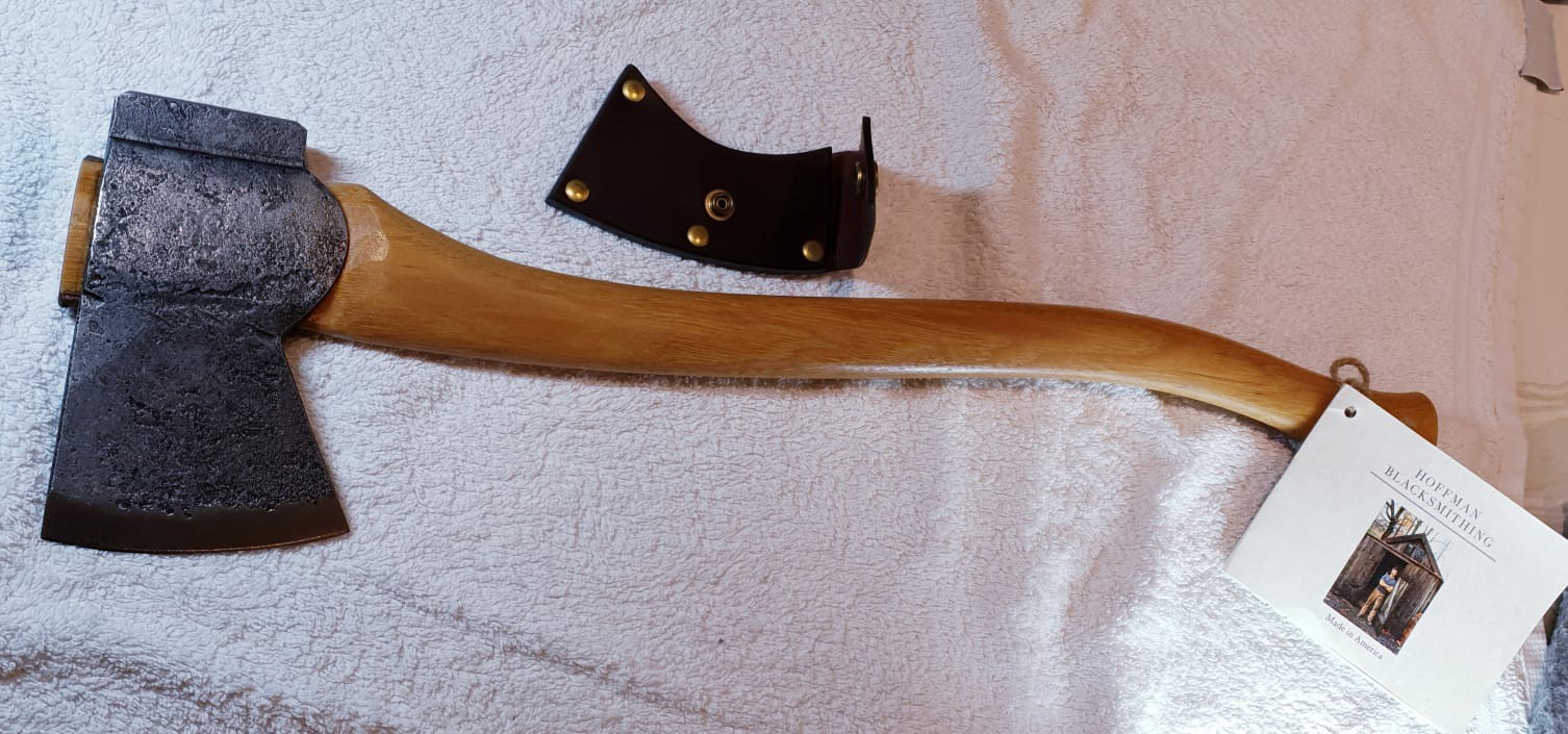 Liam Hoffman Blacksmithing - 3lb Camp Axe - Brand New - Never Used