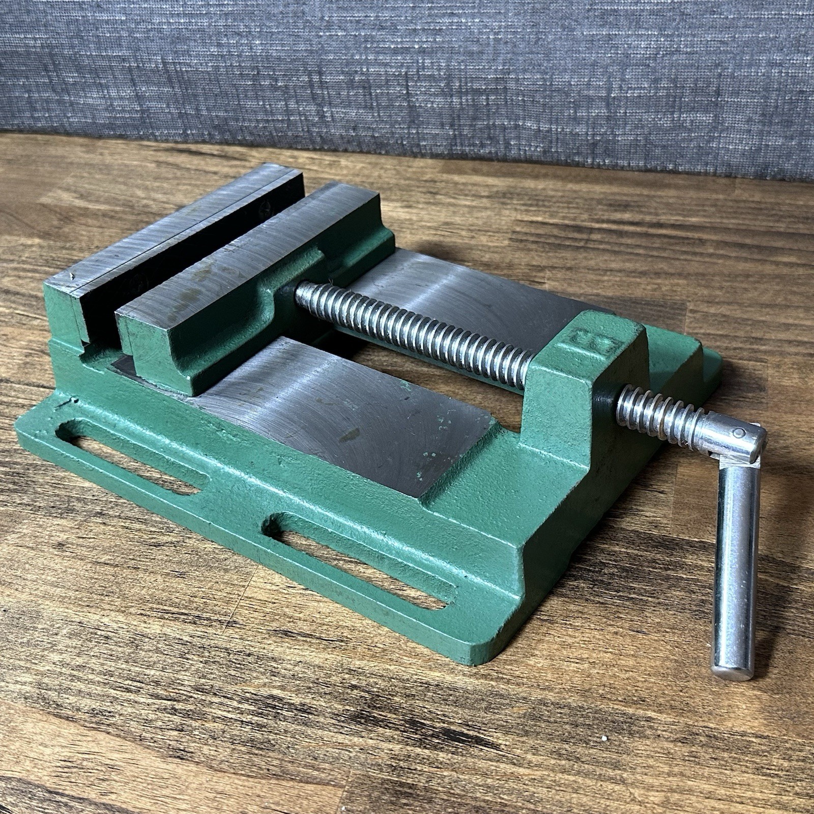 Rare Vintage Green 6” Drill Press Bench Vice Pittsbirgh New Old Stock