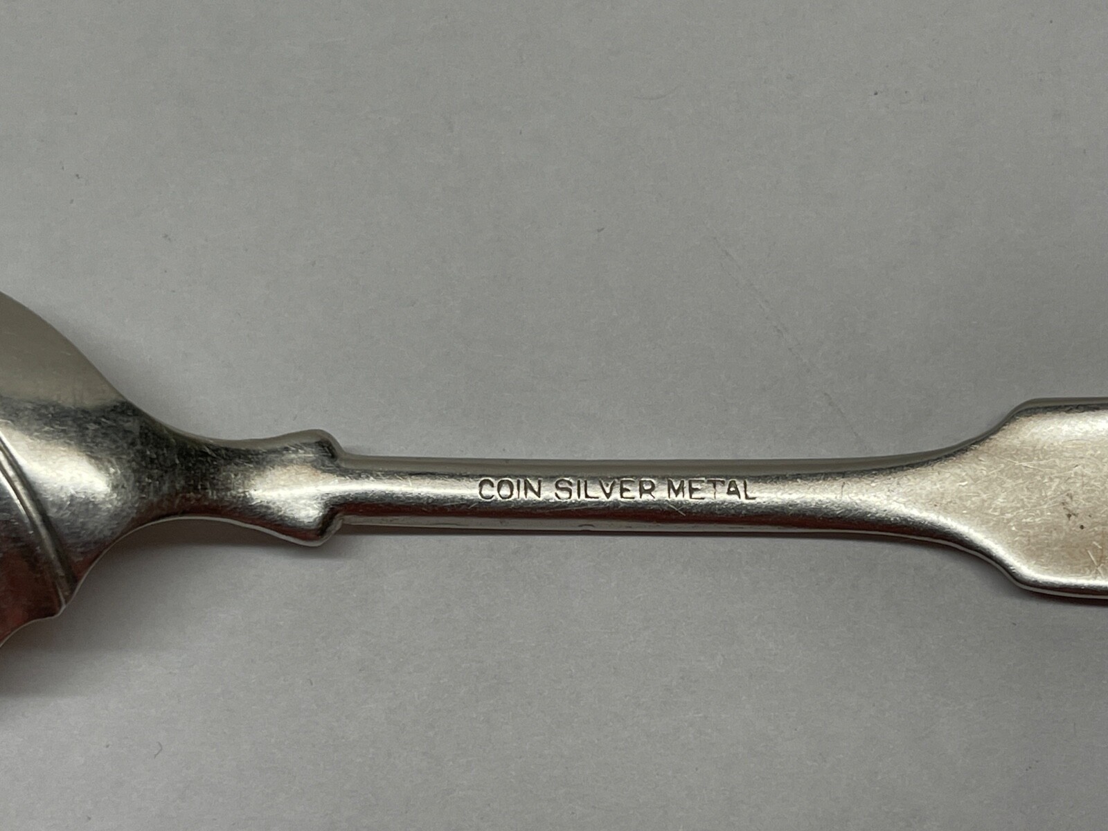 Vintage Coin Silver Sugar Spoon 5-7/8” 19g