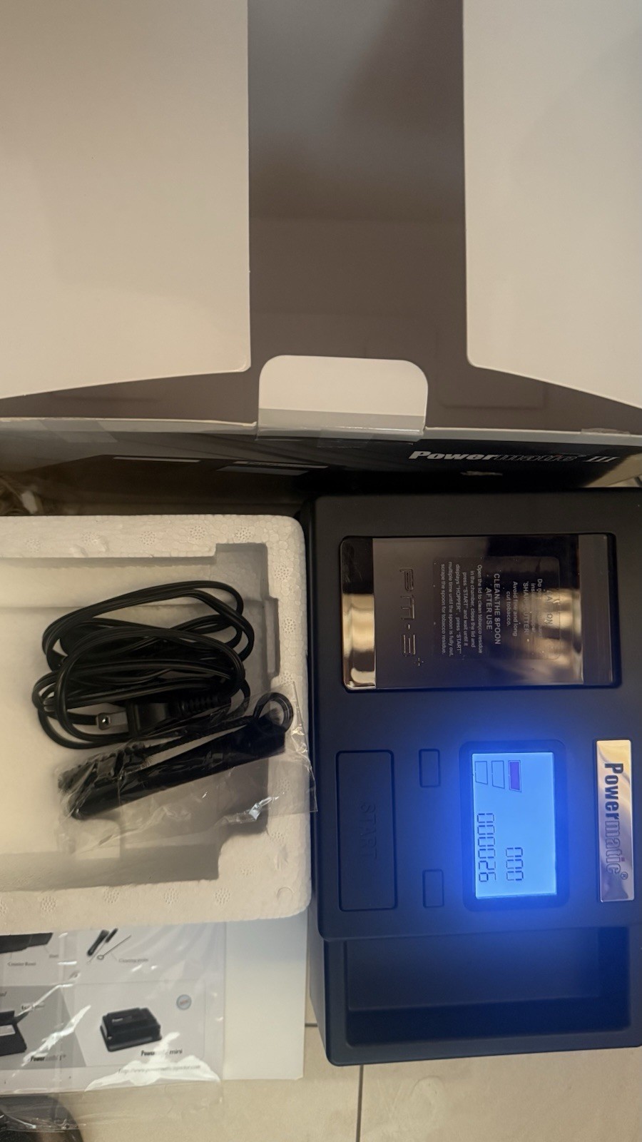 Powermatic 3 Plus III Electric Cigarette Injector