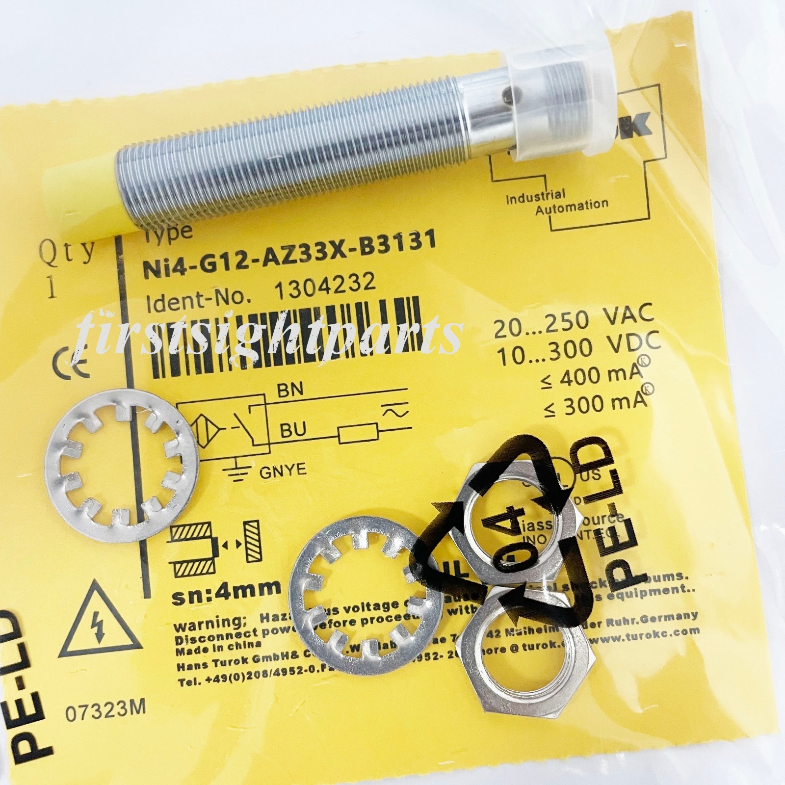 Inductive Proximity Sensor Switch 4mm For Turck NI4-G12-AZ33X-B3131 US Stock