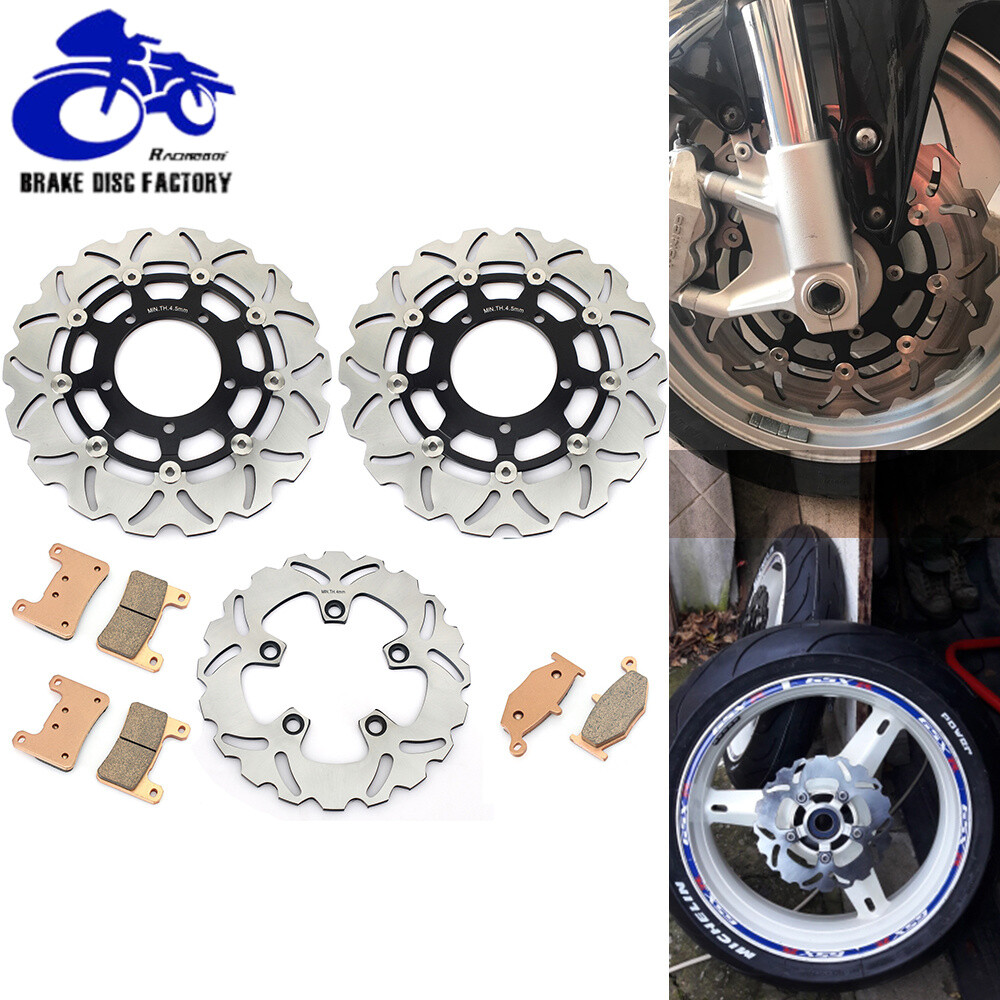 GSXR 600 750 (2006 2007) GSXR1000 07 08 Front Rear Brake Rotors Pads FOR Suzuki