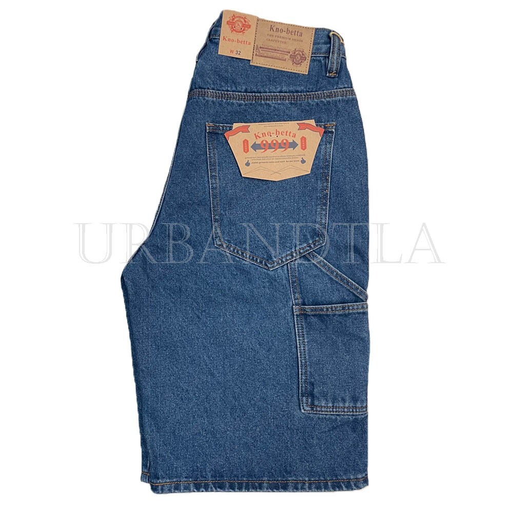 Men's Loose Fit Carpenter Jean Shorts Baggy Work Shorts Size 30-44 Kno Betta