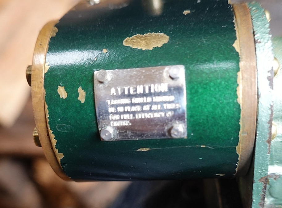 Antique RARE WORTHINGTON CENTER THROW LIVE STEAM ENGINE ADJUSTABLE VALVE 1882