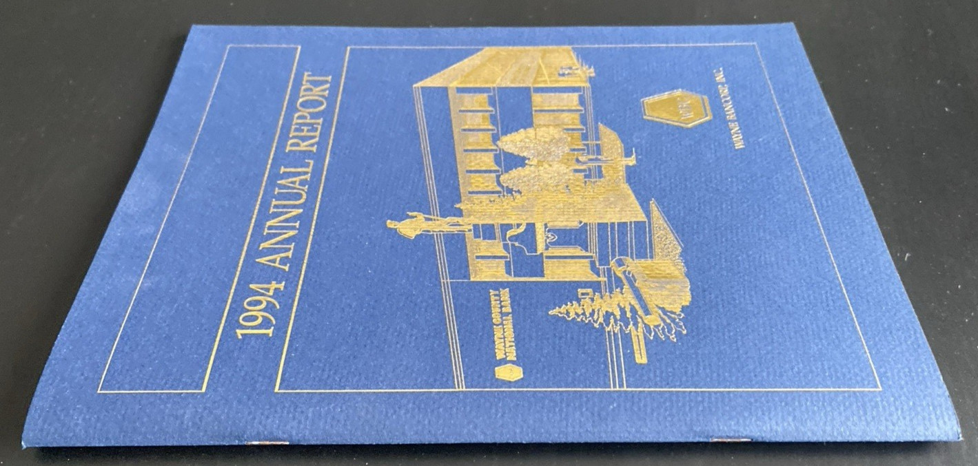 Vtg 1994 Annual Report & Proxy Wayne Bancorp, Inc. Wooster, OH Wayne County Natl