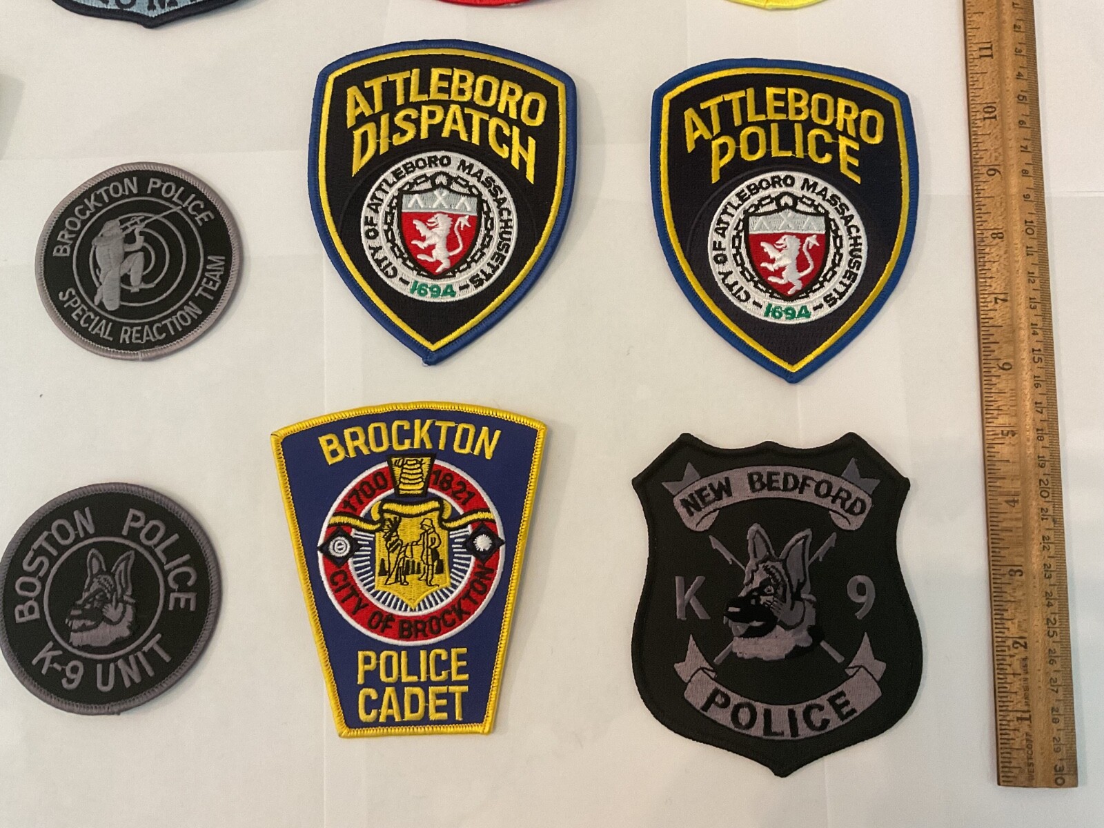 Police collectors Wholesale patch set 20 pieces all different patches. All New