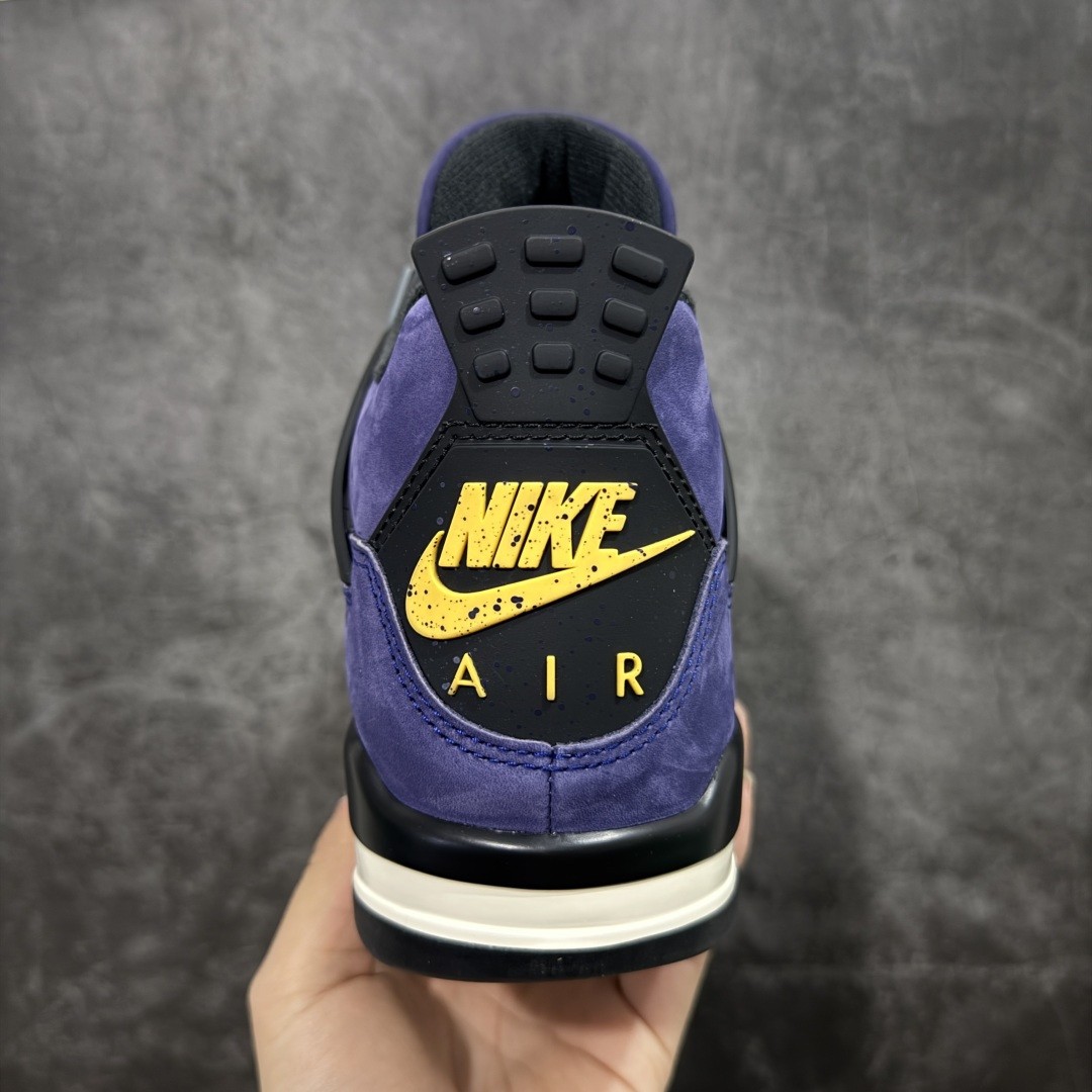 AJ 4 Lakers Imperial Purple FV5029-500 Ship Now