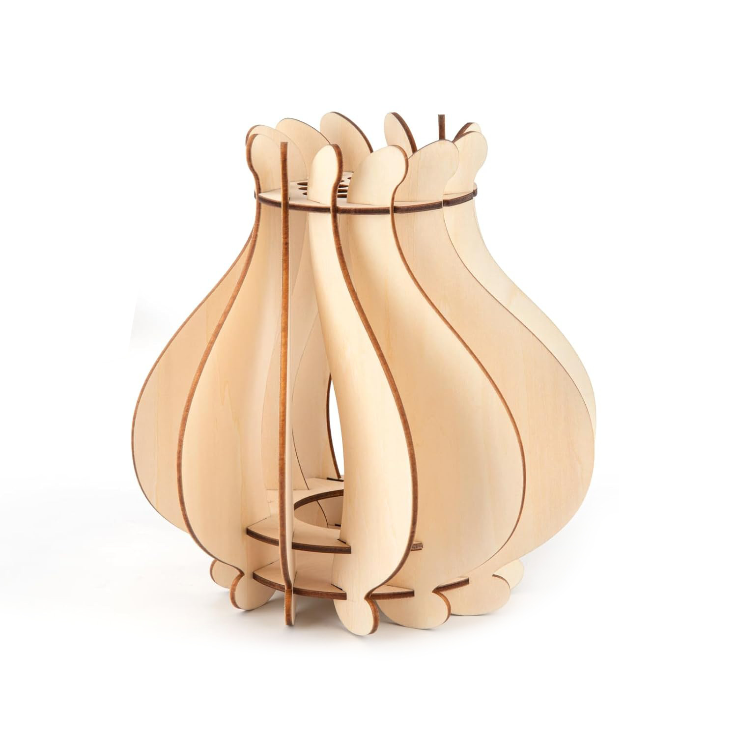 Vase for Lego Flowers Wooden Flower Vase for Lego Flower Bouquet Building Set