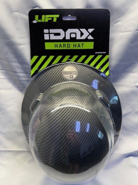 Lift Safety iDAX - Vented Hard Hat - Black Carbon HIDV-24CB