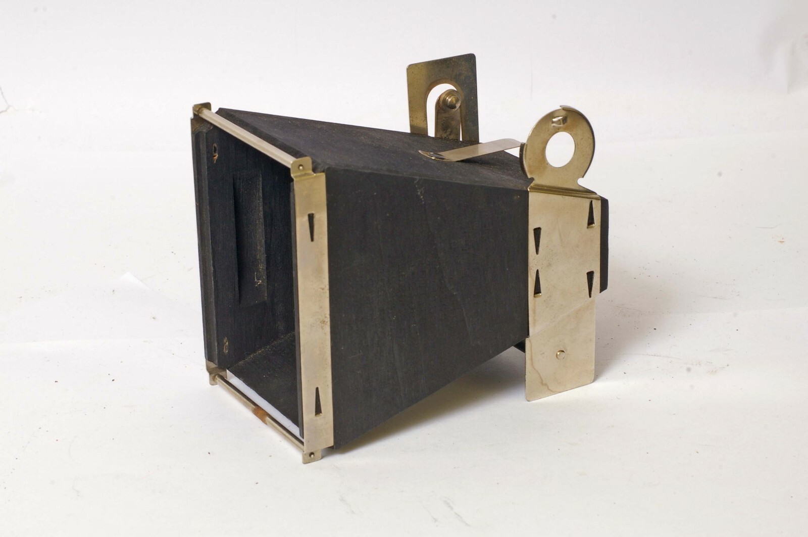 F90330~ AGFA ANSCO No. 2 MODEL D Uses 120 Film Box Camera **BLUE**