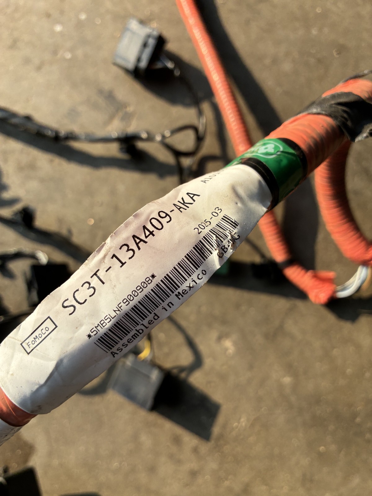 2023-2025 Ford F250 F350 F450 Truck Bed Tail Light Wiring Harness Halogen