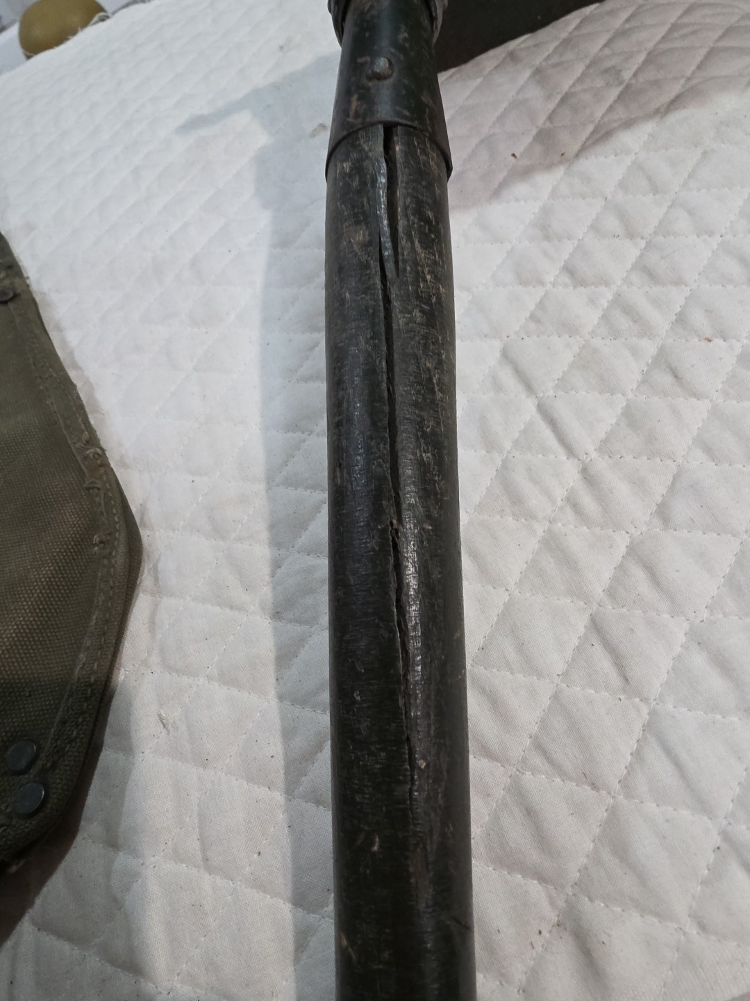 Vintage Original US Military E-TOOL SHOVEL Made In Korea Post WWII