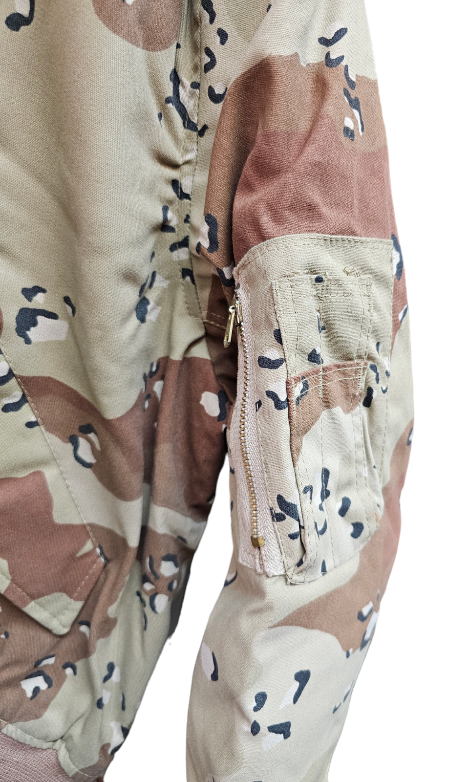 New RARE Corinth 6 Colour Desert Choc Chip Camo MA1 Flight Jacket S M L XL