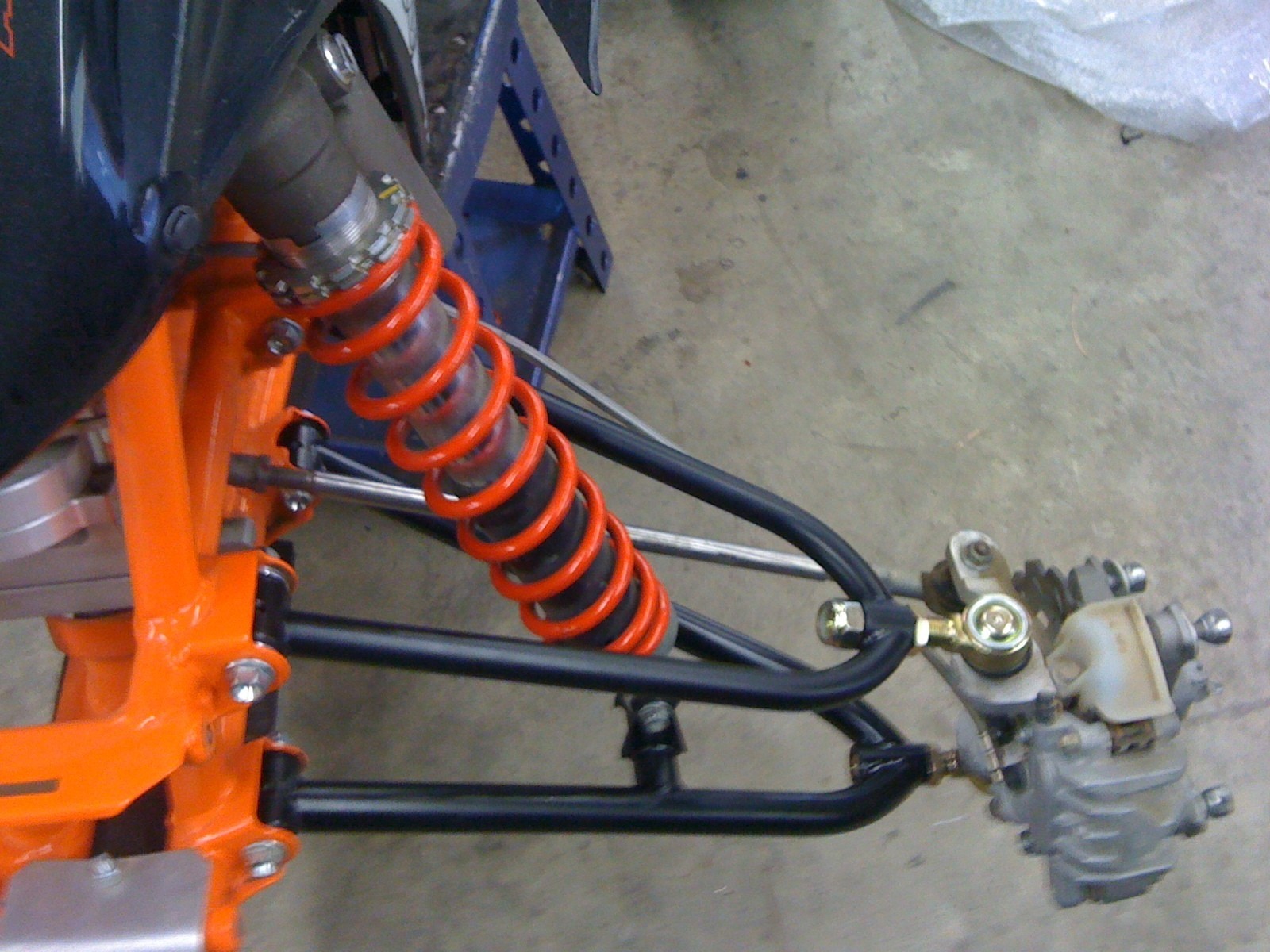 TRX 450R A Arms +2.5 +1 Chromoly Fully Adjustable Armat by Alba Racing