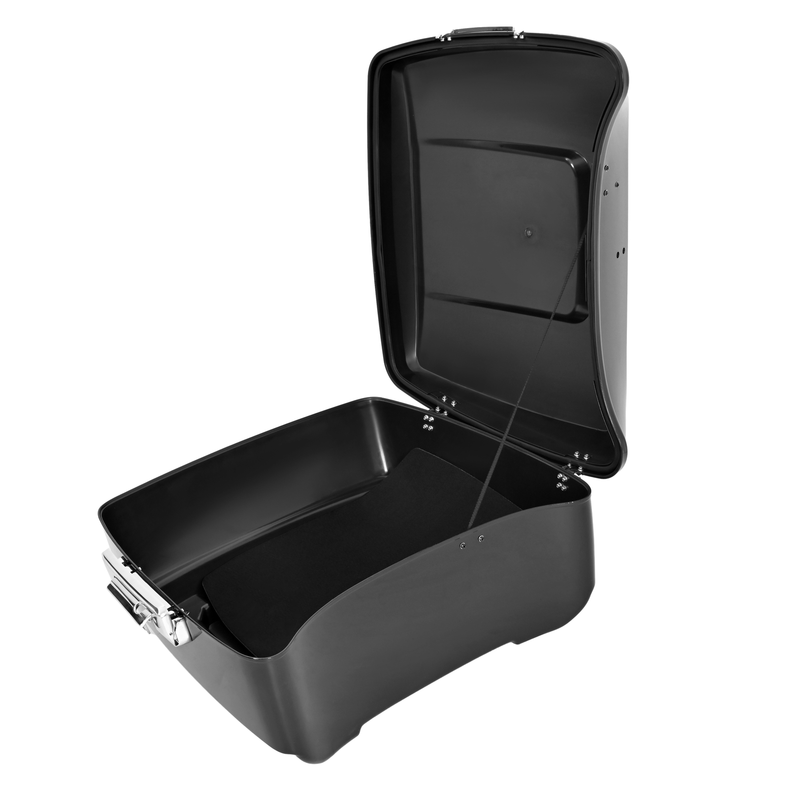 Black King Tour Pack Trunk Rack For Harley Davidson Street Road Glide 2014-25