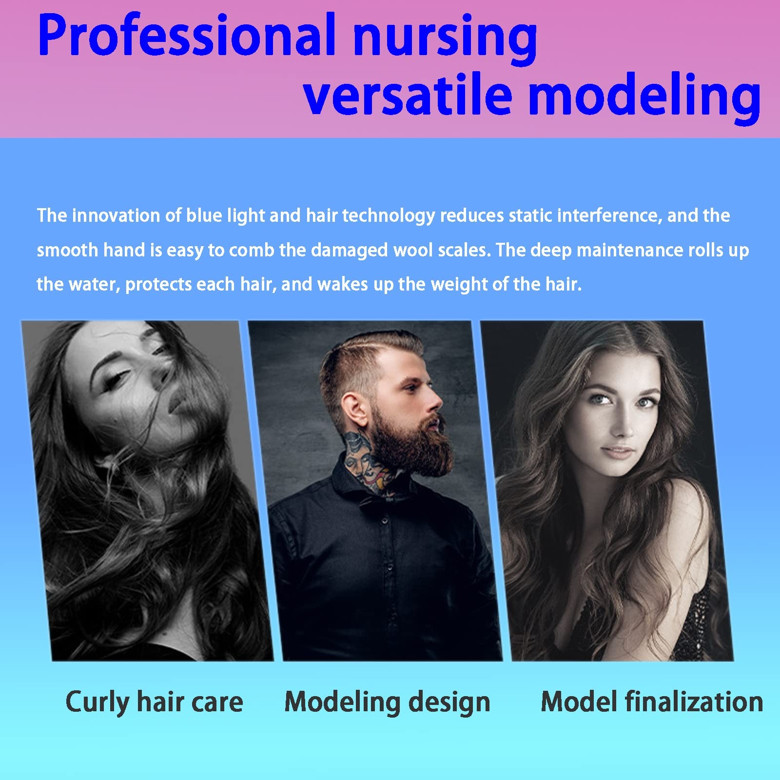 Black Orchid Hair Diffuser, Hair Dryer for BlowDryers with 1.7-1.8 inch Diame