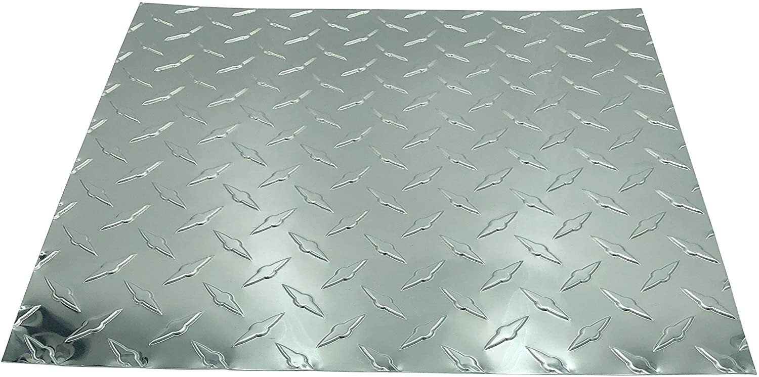 EAGLE 1 Thin .025 Aluminum Diamond Tread Plate Rolls Gravel Guards Many Colors