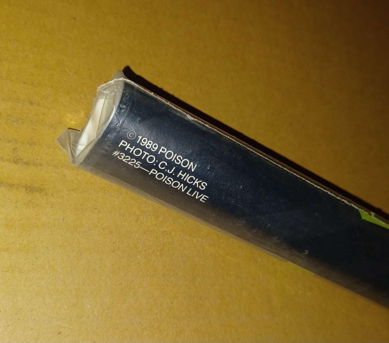 POISON VINTAGE HEAVY METAL GLAM ROCK FUNKY MUSIC POSTER SEALED UNUSED (1986) 🔥