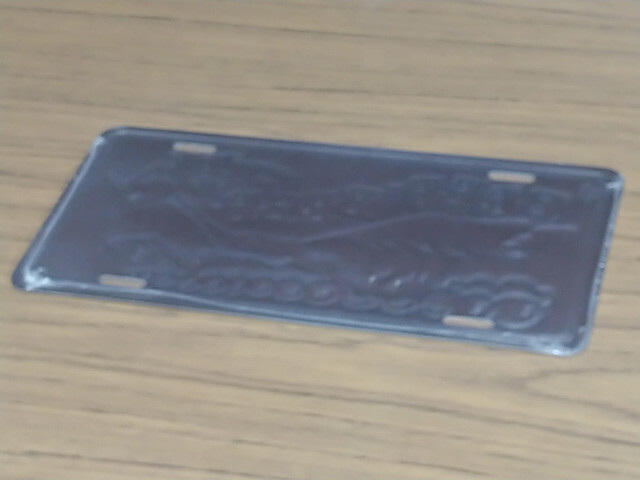 Vintage Road Runner Beep Beep Novelty License Plate Embossed Metal Roadrunn 2700