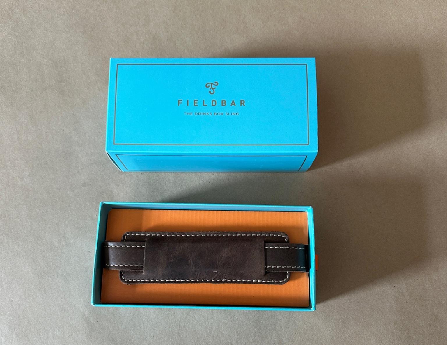 Genuine FIELDBAR Drinks Box Adjustable Leather Sling Carrying Strap