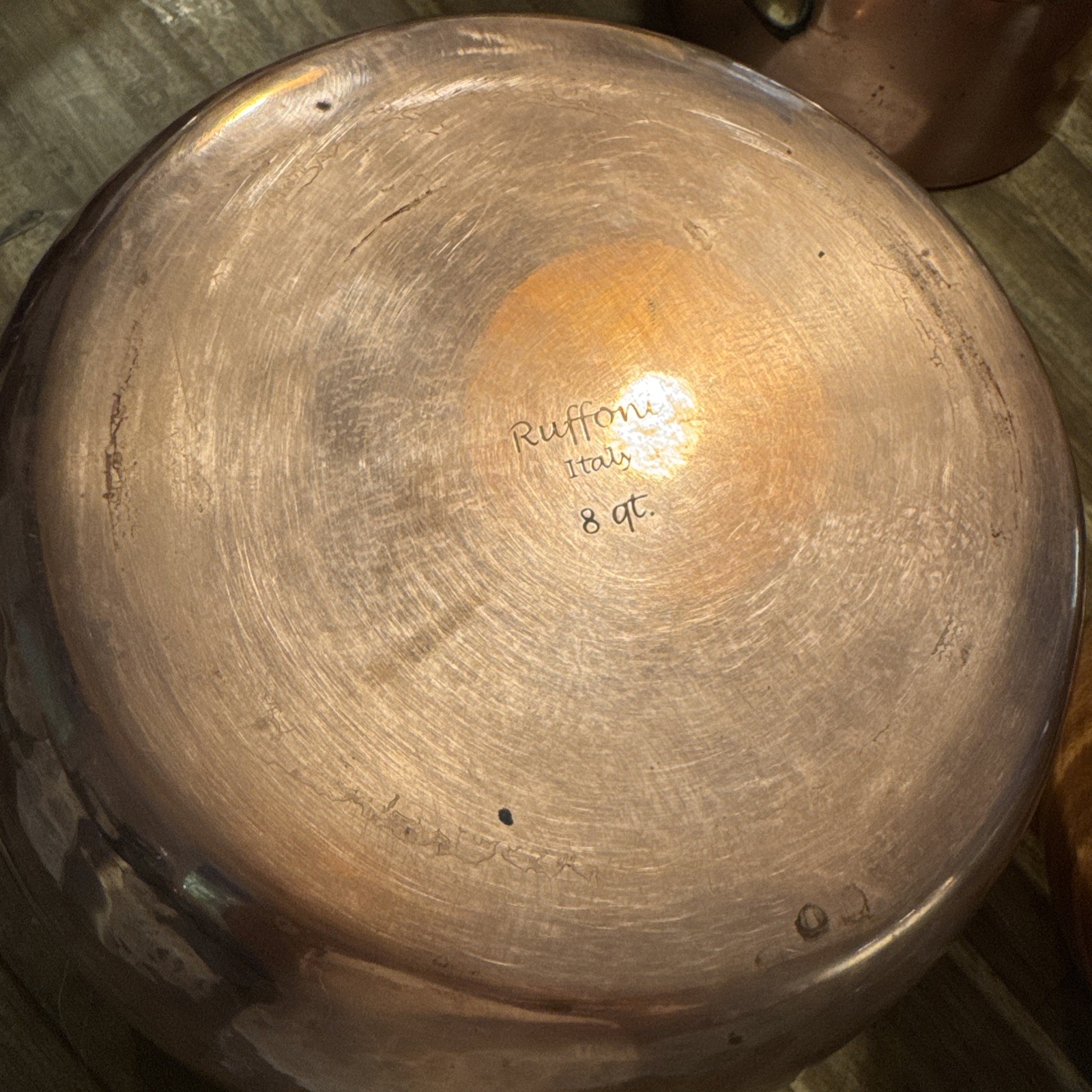 Ruffoni Copper 8 Quart Copper Stock Pot