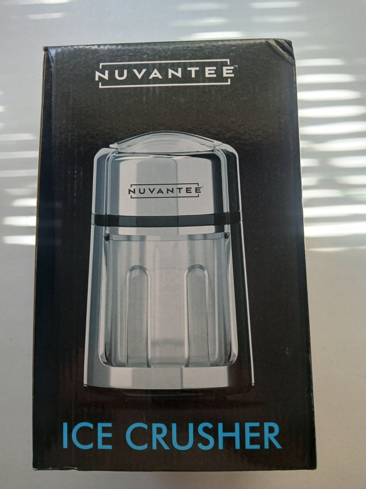 Nuvantee Ice Crusher with Sharp Stainless Steel Blades