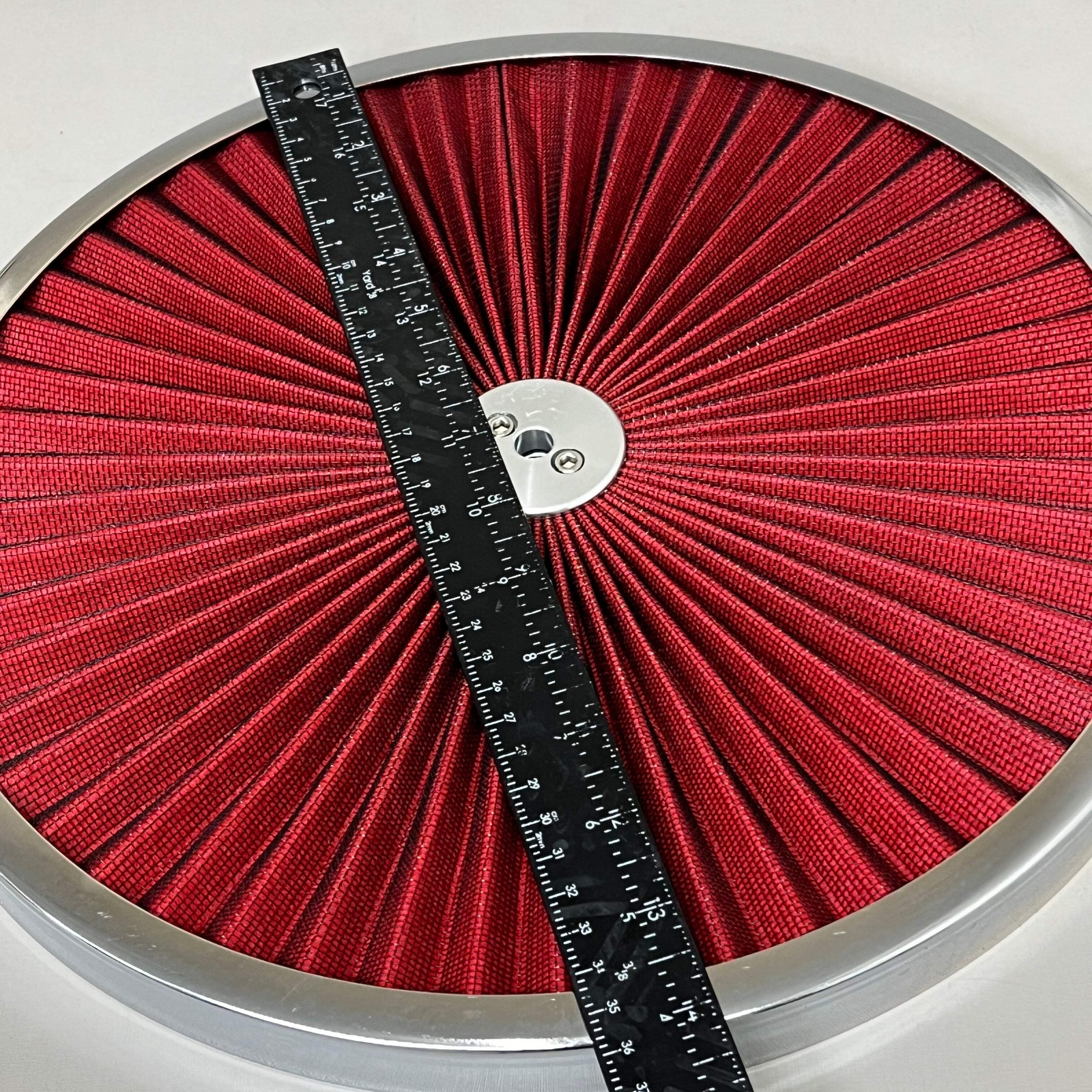 SPEEDMASTER Element Extreme Top Air Cleaner Kit 14"x2" Red/Chrome PCE104.1047