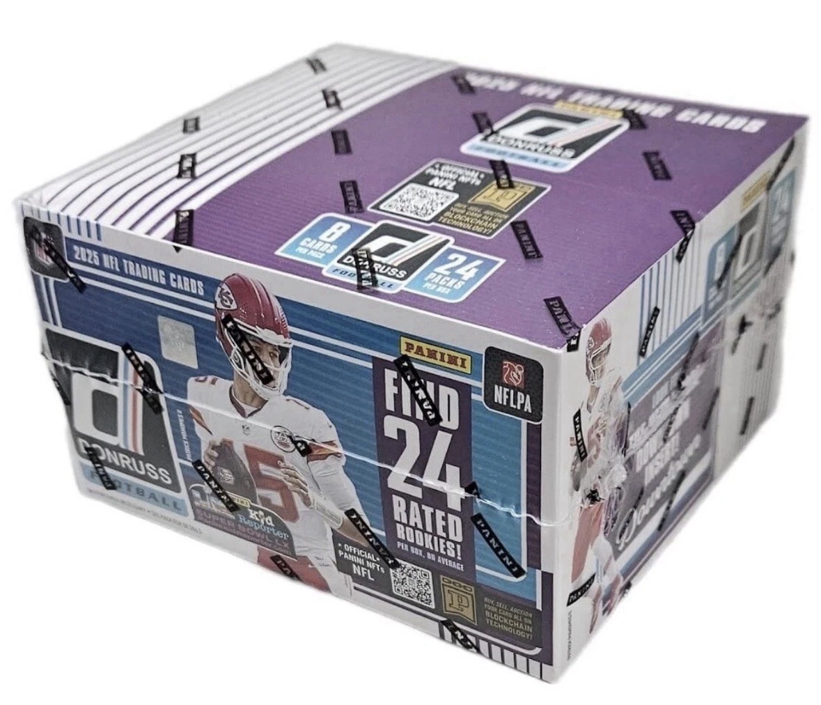 2025 Panini Donruss Football NFL Factory Sealed 24 Pack Retail Box