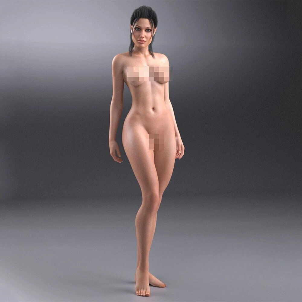 Jolie Lara Croft NSFW Nude 1:4 Model Kit Unpainted 3d Print GK Statue Figure