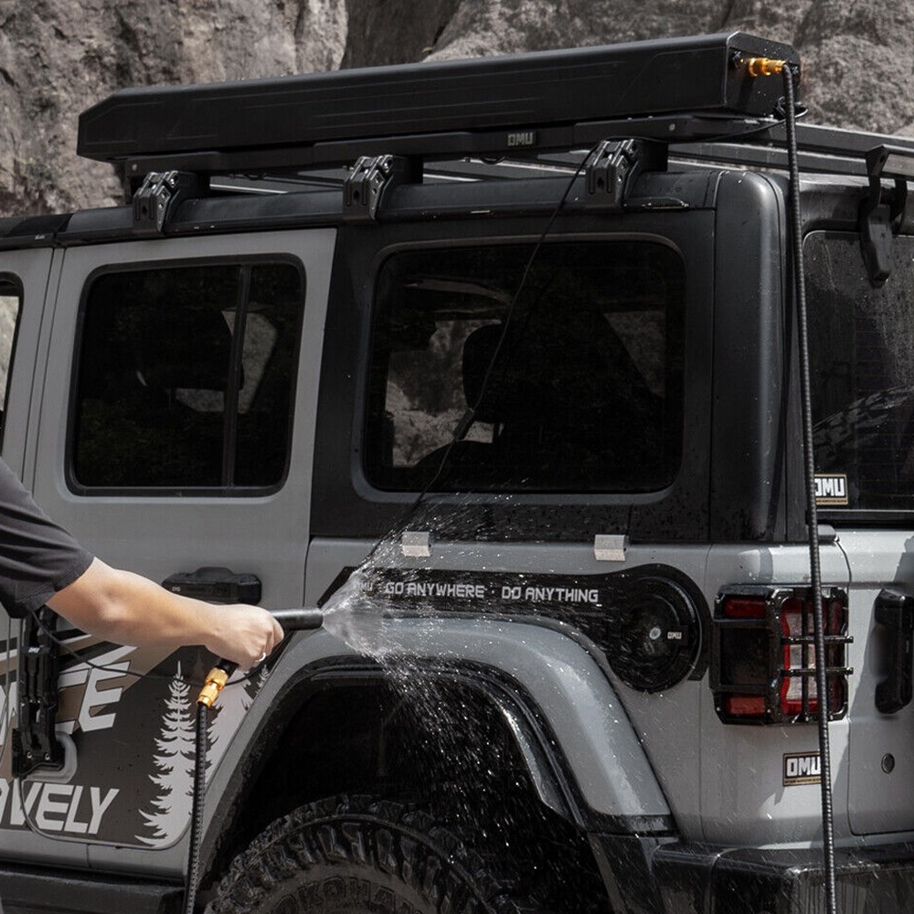 30L Pressurized Car Roof Water Storage Tank Mounted for Camping/Outdoor/Bathing