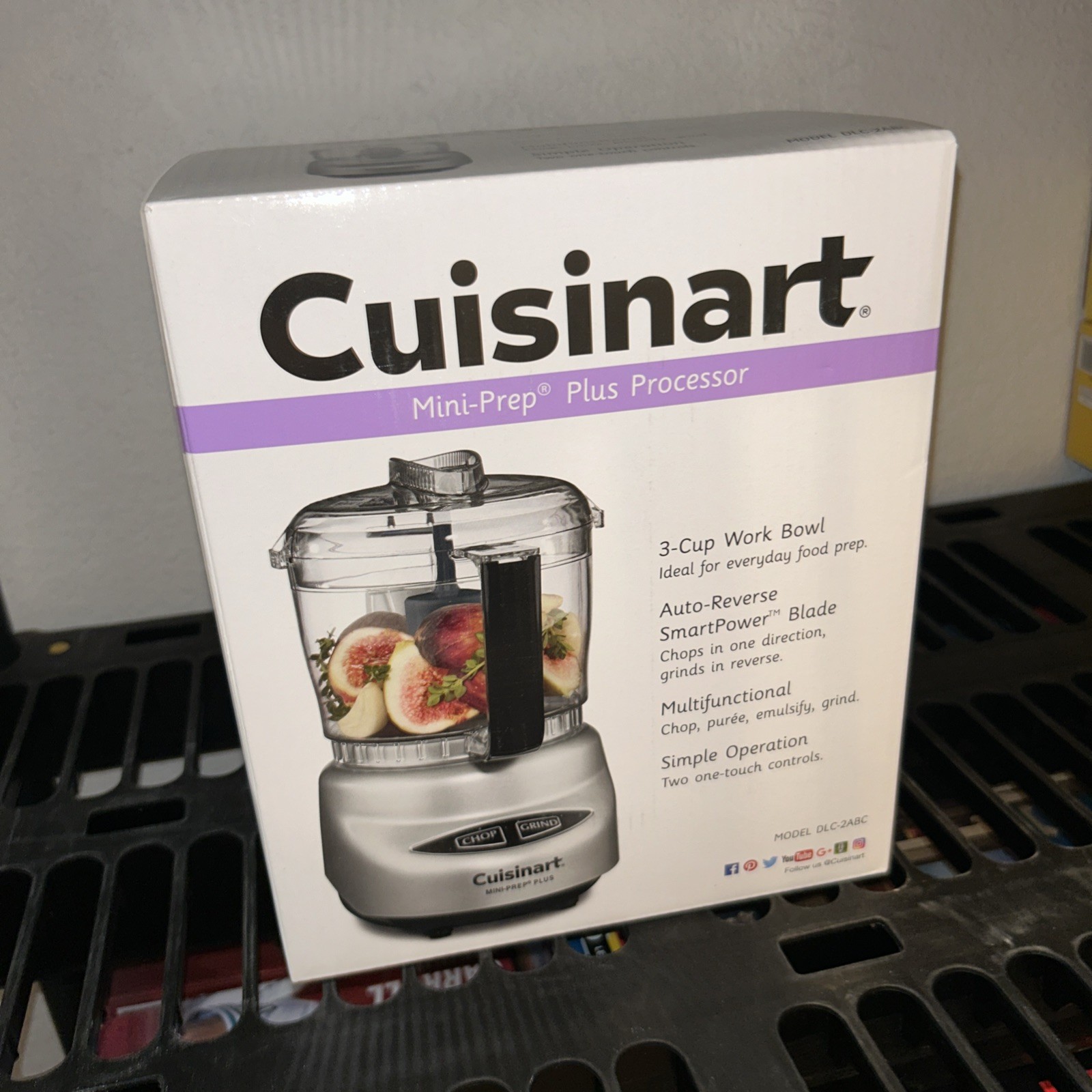 🔥NEW Cuisinart Mini-Prep Plus DLC-2ABC 3-Cup Food Processor Auto-Reverse