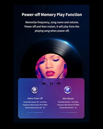 Bluetooth 5.4 FM Transmitter Car Adapter - Car Bluetooth Adapter with Fast