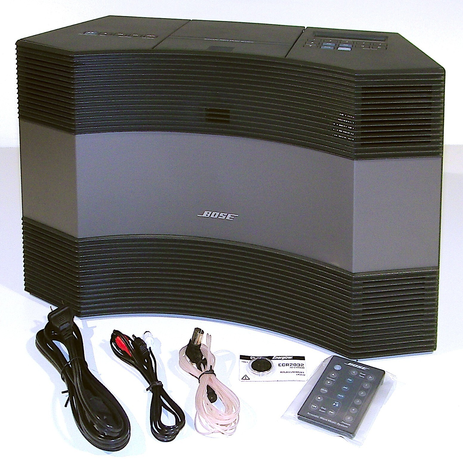 🔥【PRO SERVICED】Bose Wave CD-3000 Radio/CD~Remote,iPod Cord,Ant+!Black💥GUARANTY