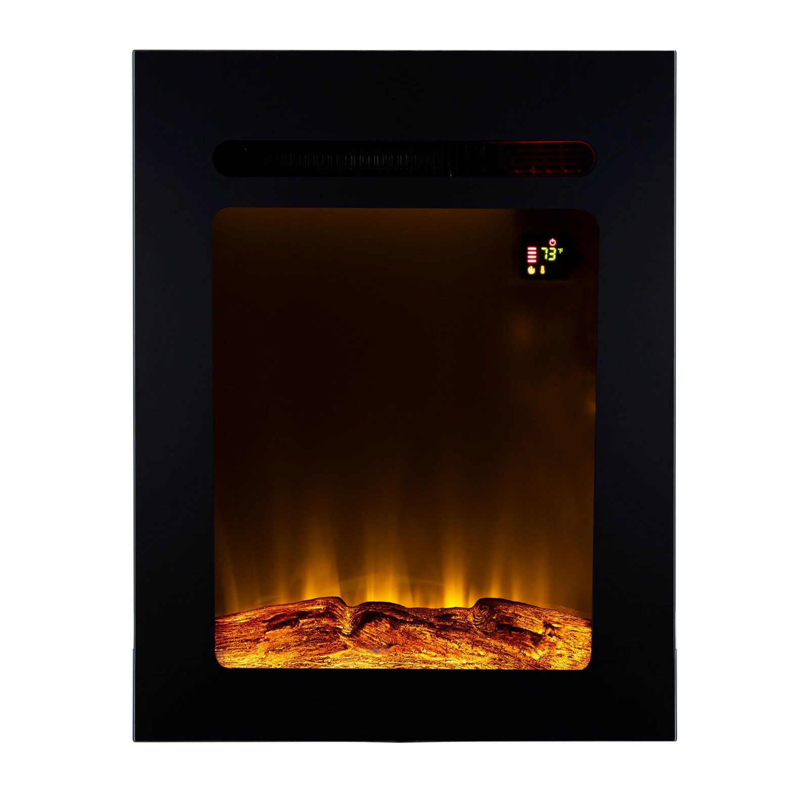 RV 18" Recessed Electric Fireplace Heater for Motor Home Camper Trailer Heating