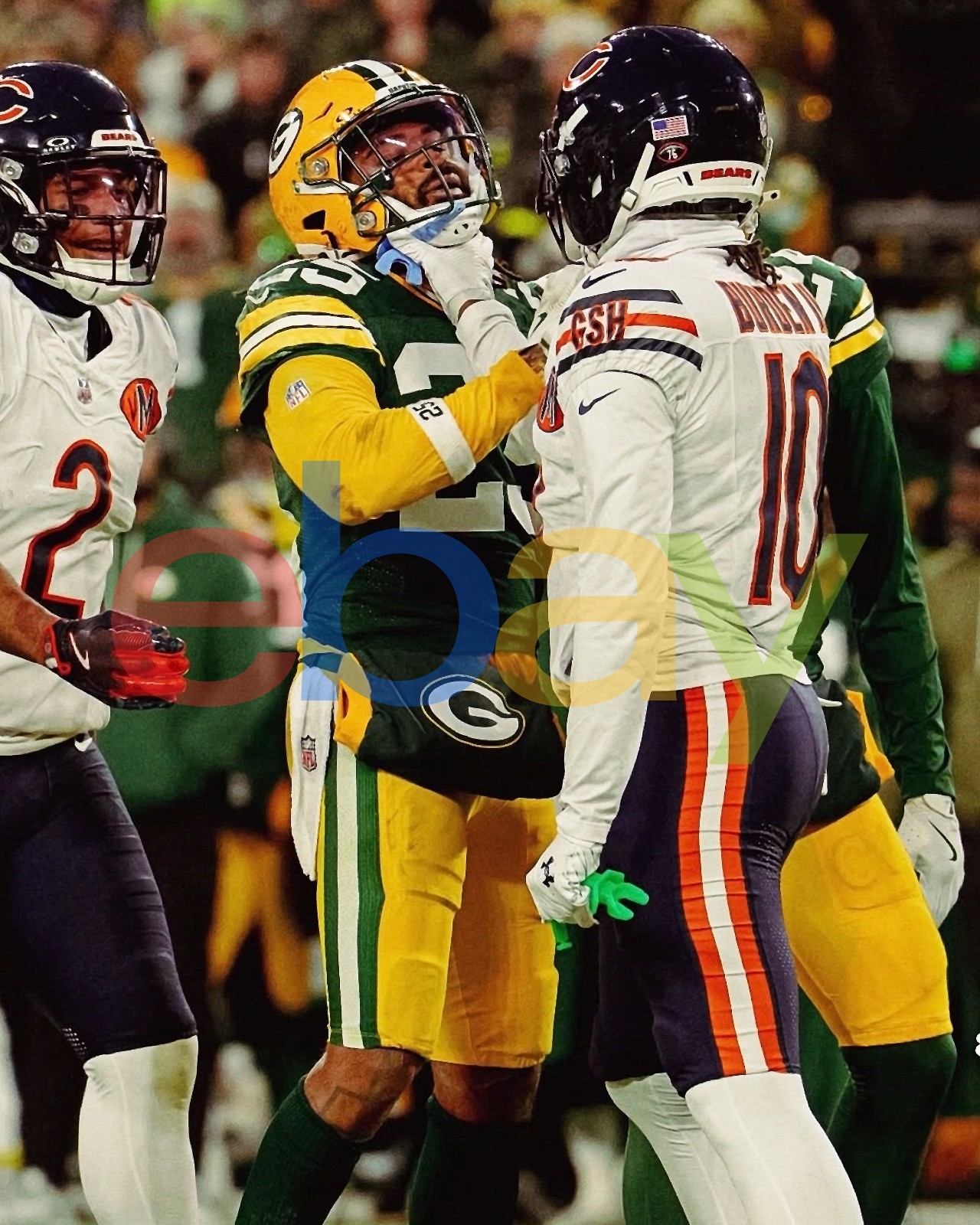 Luther Burden III Chokes Keisean Nixon Chicago Bears v Packers 8x10 NFL Photo