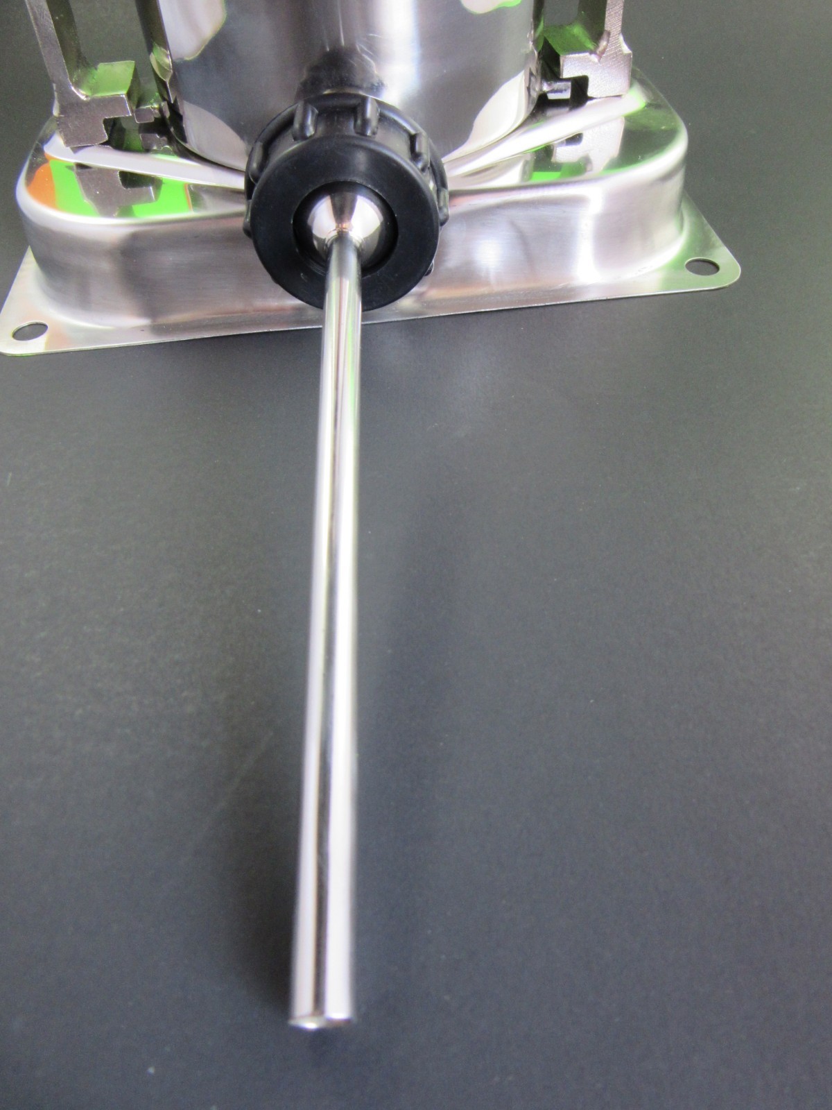 2" Standard Base Snack Stick Tube for manual or electric sausage stuffer 3/8 OD