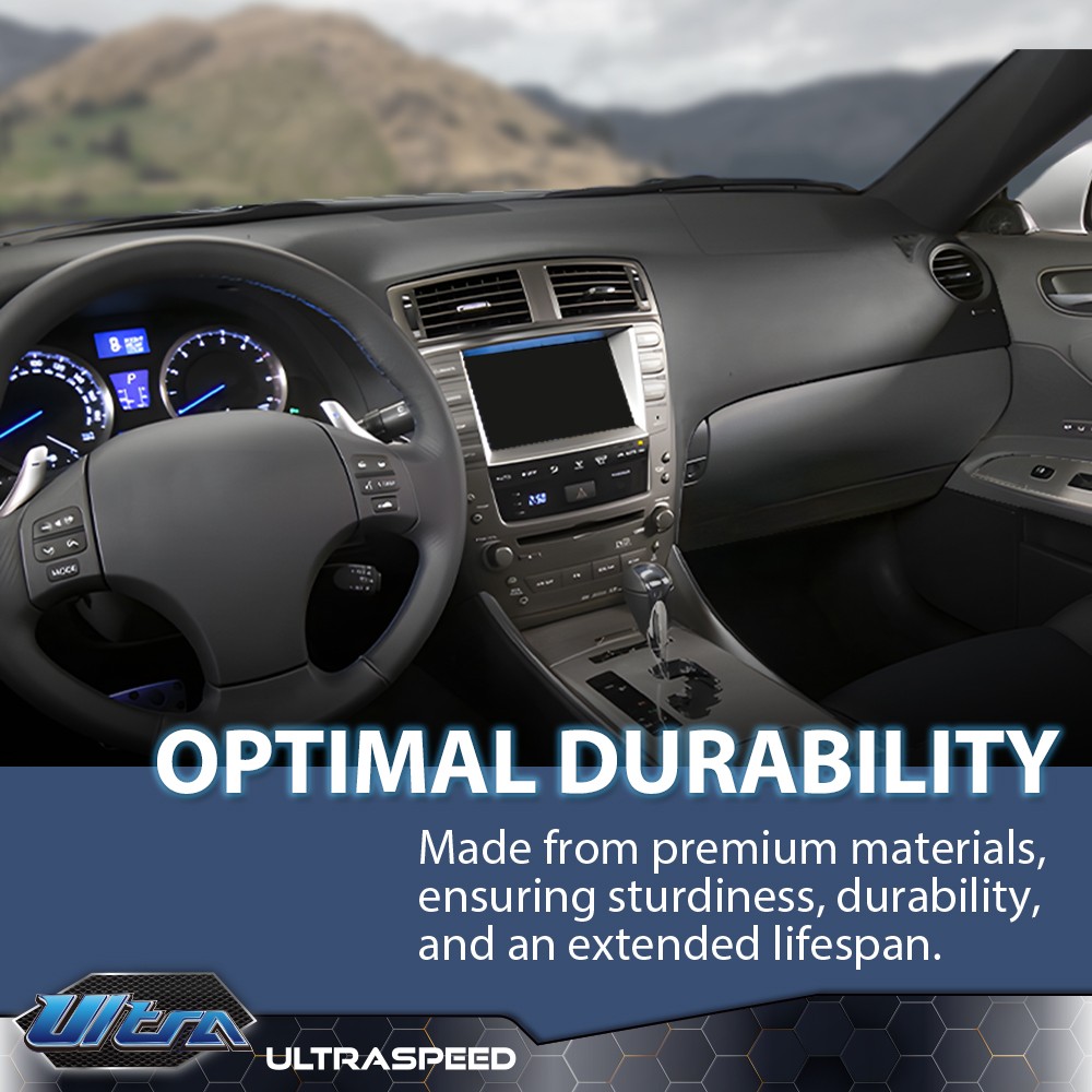 Dash Cover Fit For 2006-2013 Lexus IS250 IS350 Dashboard Black 11-608LL-BLK