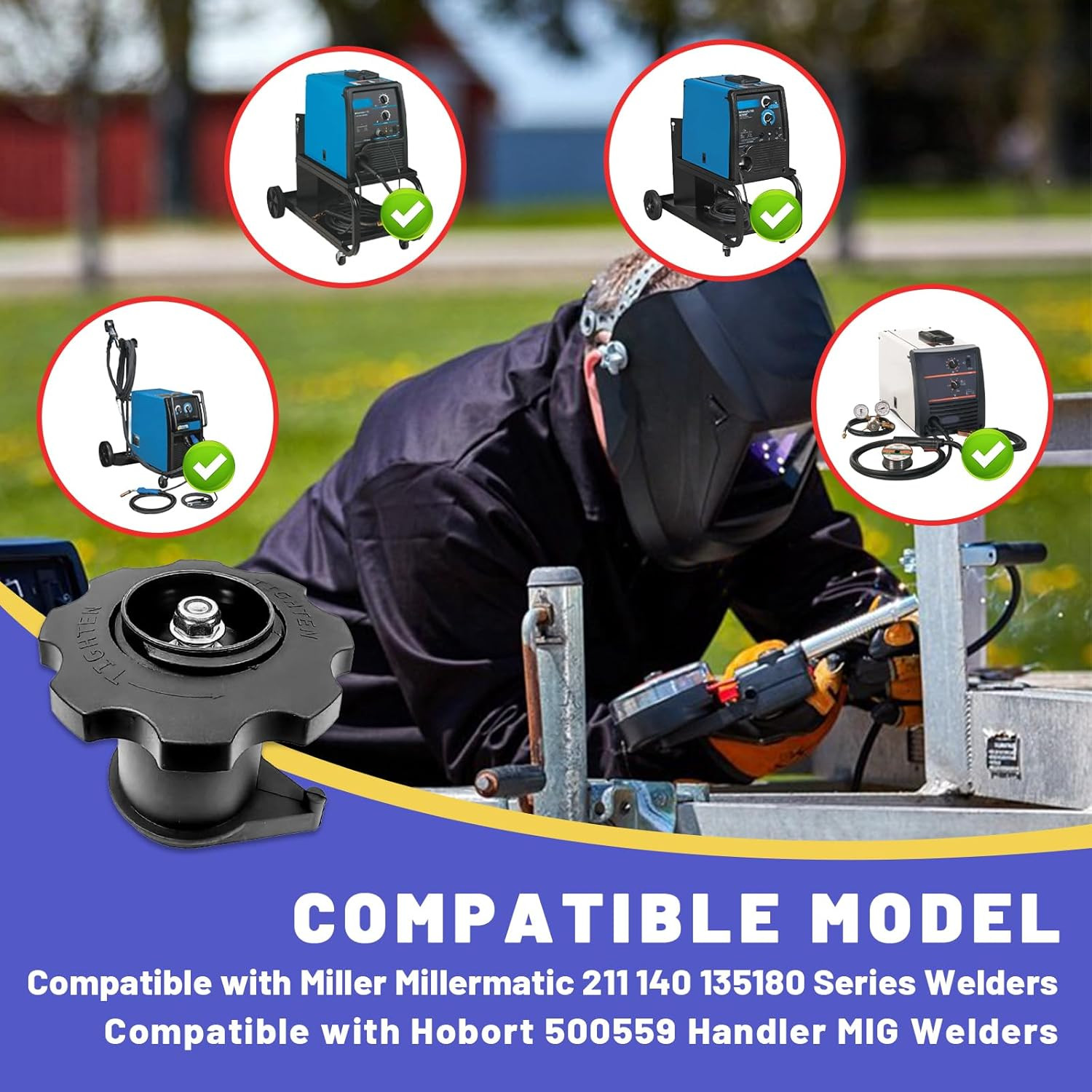 Wire Spool Adapter Hub Replacement for Miller Millermatic 211 140 135 180, Premi