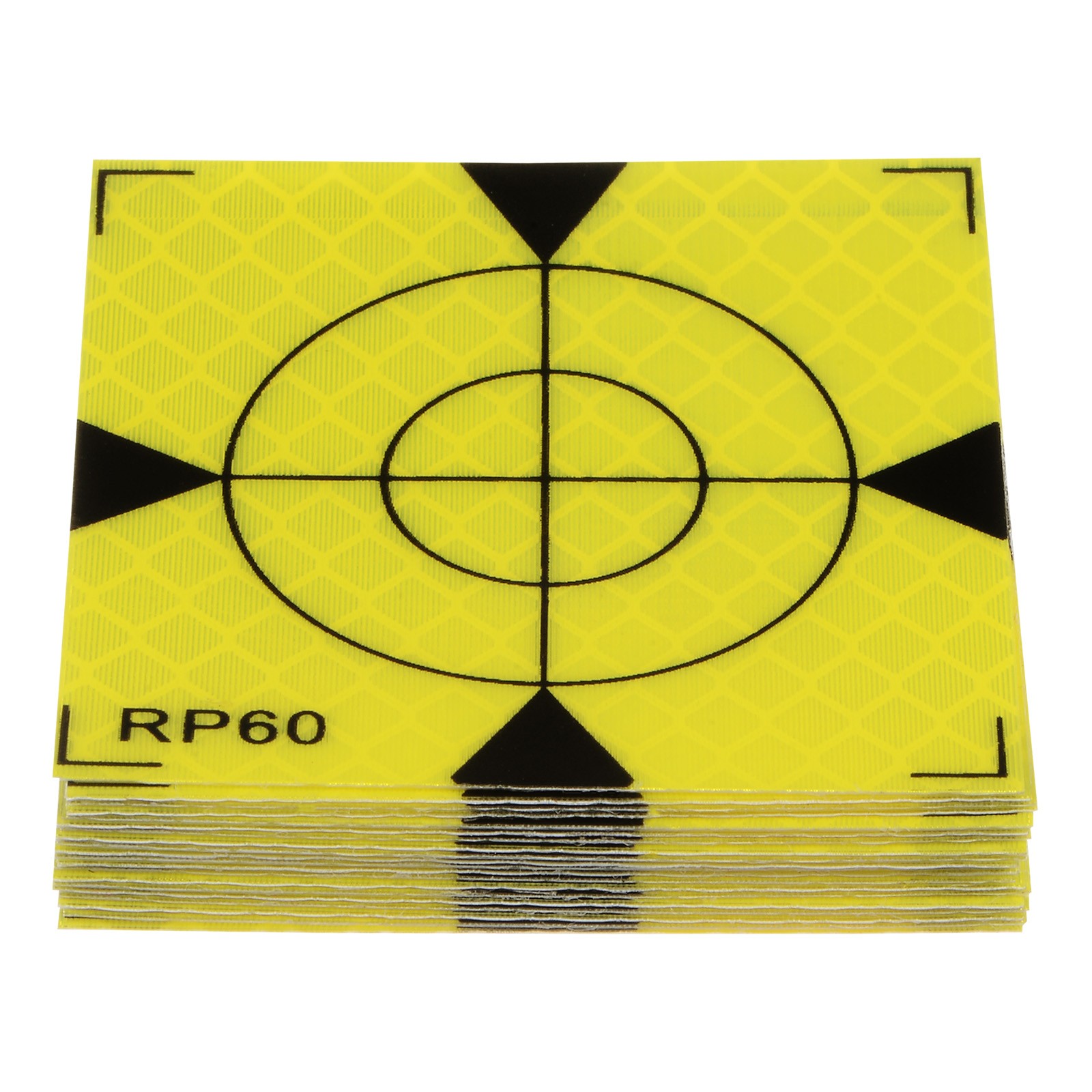 20pcs Reflector Target Sheets 60mm Self-adhesive Reflective Survey Target Green