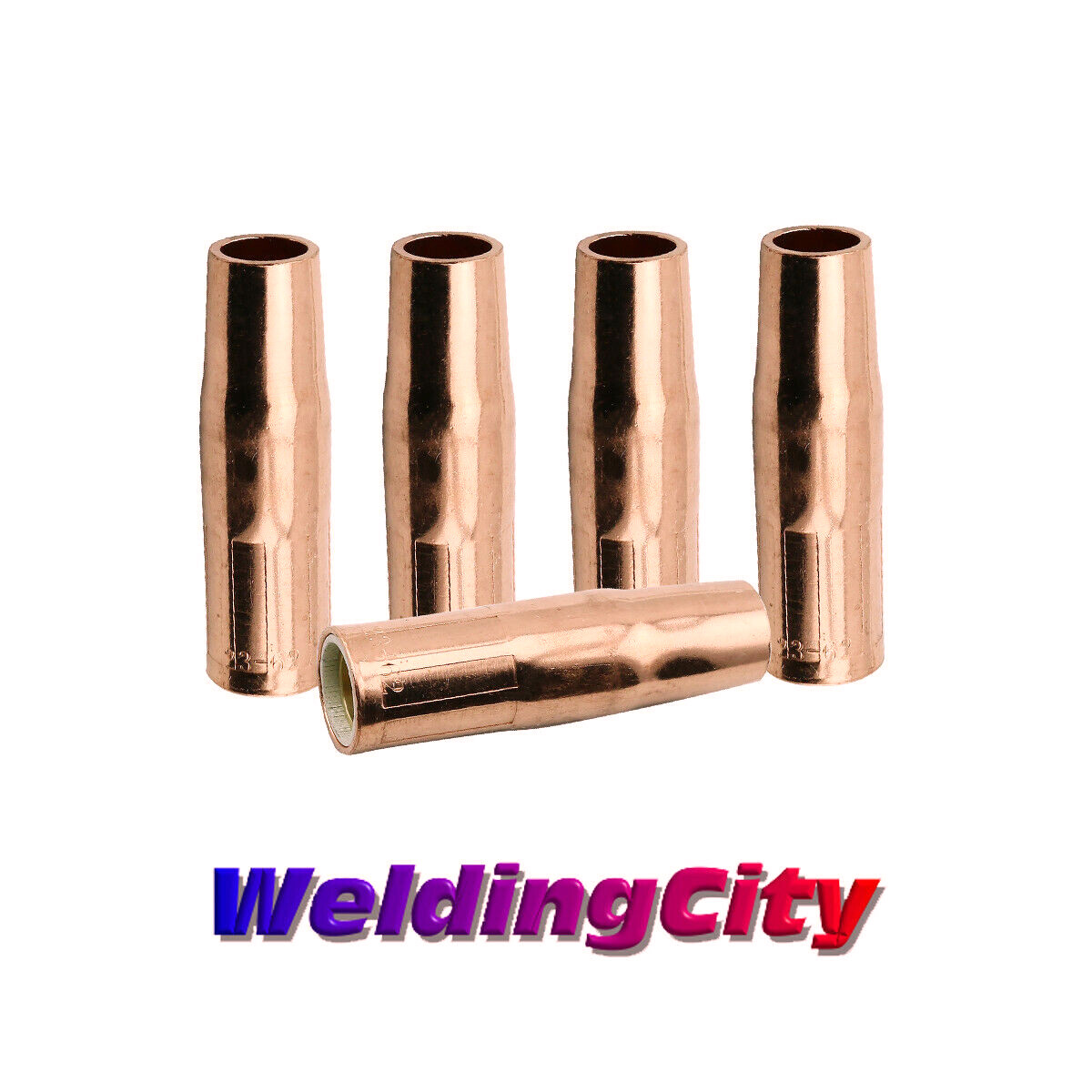 WeldingCity® 25pk MIG Welding Gun Nozzle 23-62 (5/8") for Tweco Lincoln 200-400A