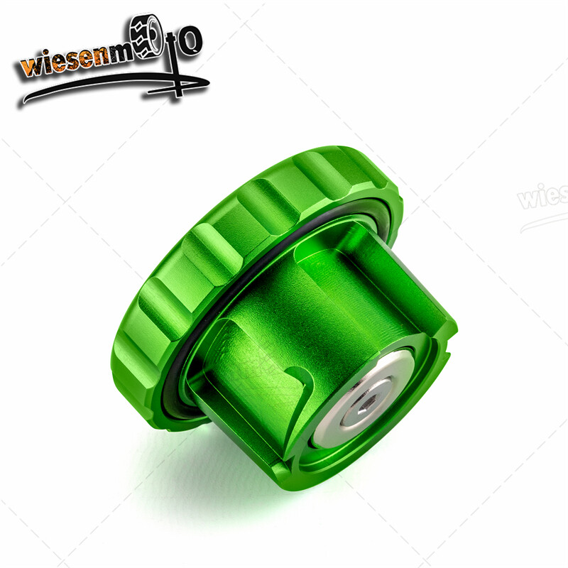 Green Aluminum Magnetic Diesel Fuel Cover Cap For Ram 1500 2500 3500 2019-2023