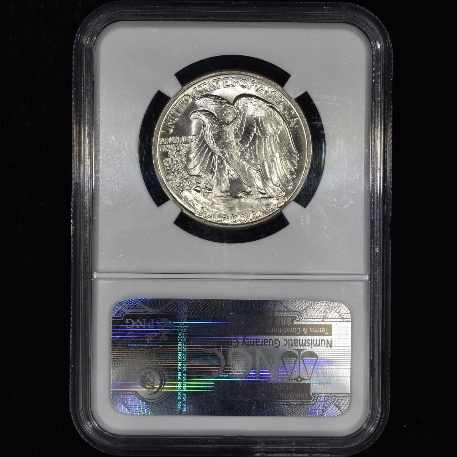1942 WALKING LIBERTY HALF DOLLAR ✪ NGC MS-66 ✪ 50C SILVER COIN UNC BU ◢TRUSTED◣